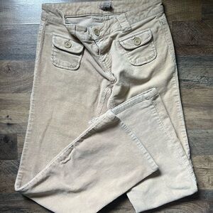 Reference Beige Juniors Size 7 Corduroy Vintage
Tan Flared Front Pockets Pants